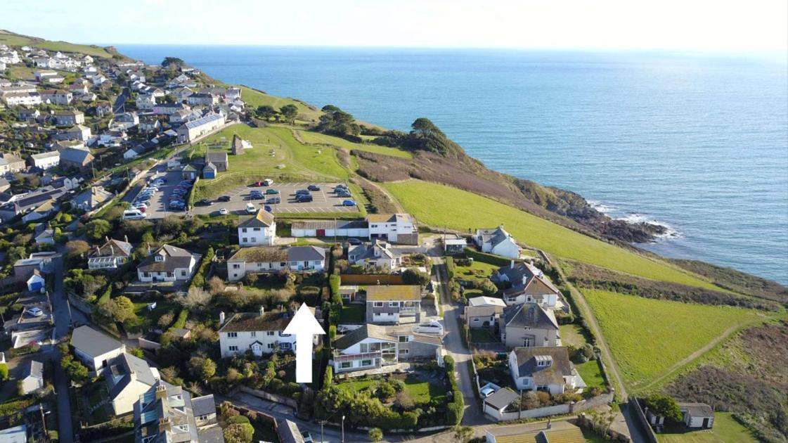 Pentire, On The Coastal Path Villa Polruan Bagian luar foto